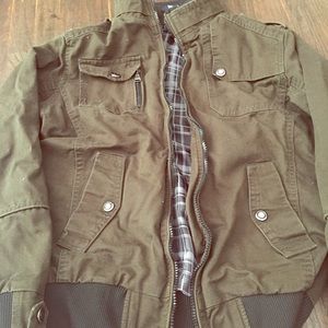 Army green jacket